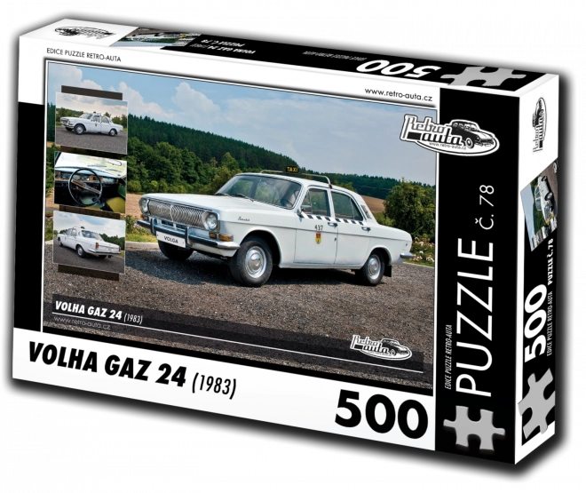 Retro puzzle Volha GAZ 24 500 dielikov