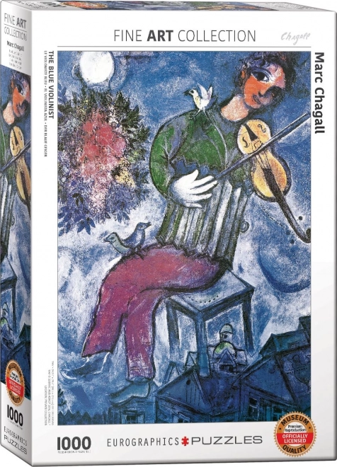 Puzzle Modrý Houslista 1000 Dielikov