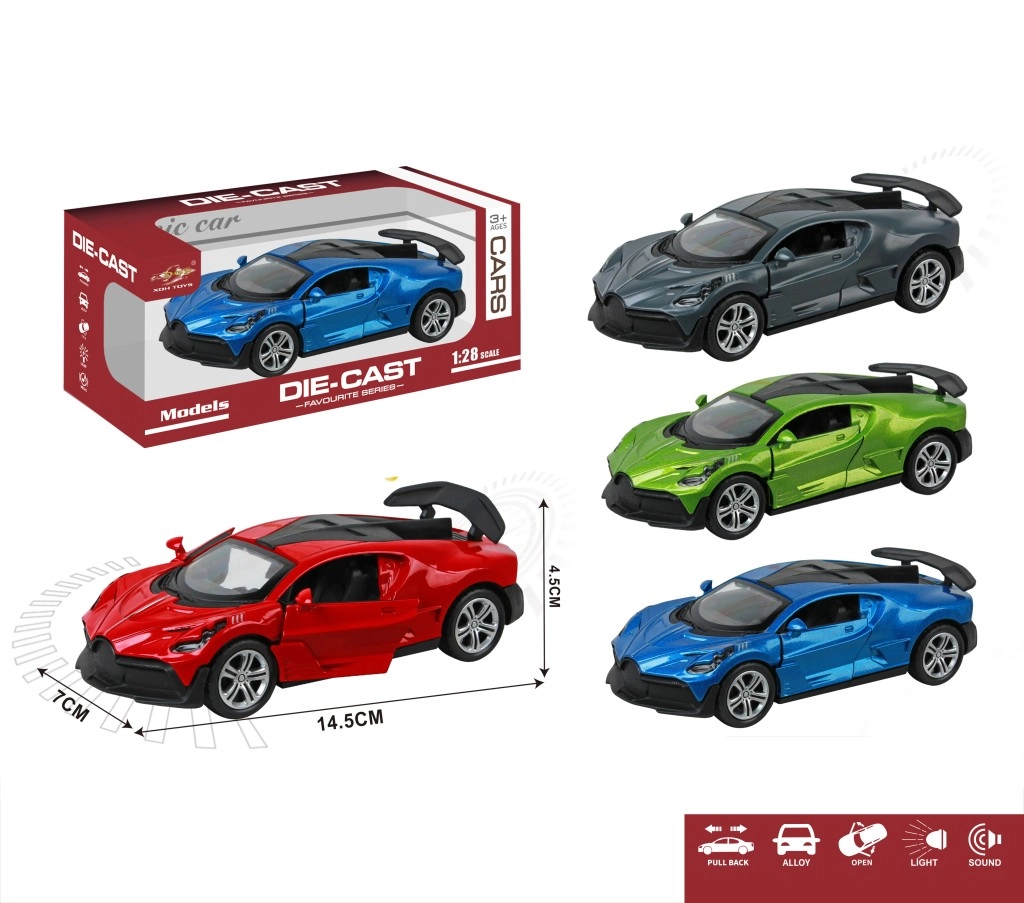 E-shop Alltoys Autíčko červené 1:28