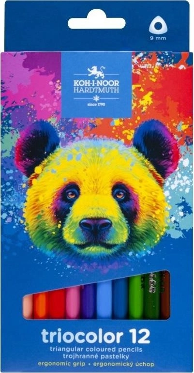 E-shop Koh i Noor 3142 Triocolor hrubé trojhranné pastelky 12 ks