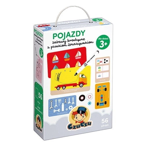 E-shop Pojazdy Zabawy kreatywne z pisakiem zmazywakiem