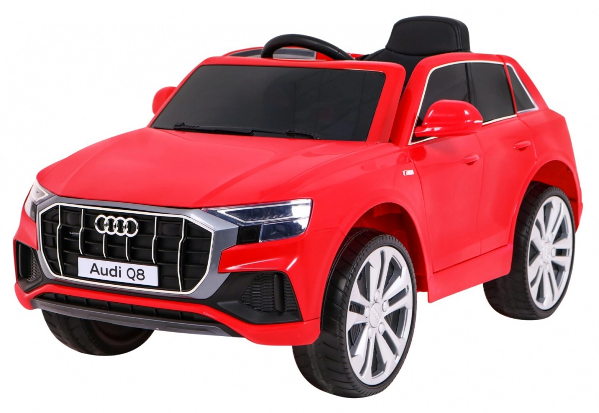 Detské elektrické autíčko Audi Q8 červené SUV s ovládačom