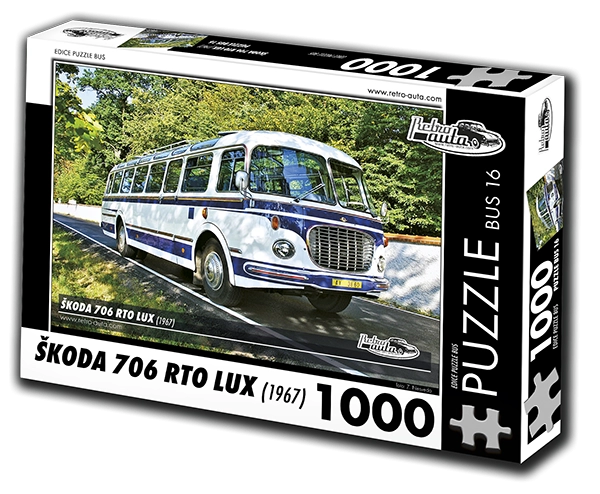 E-shop RETRO-AUTA BUS č.16 Škoda 706 RTO LUX 1967 1000 dielov