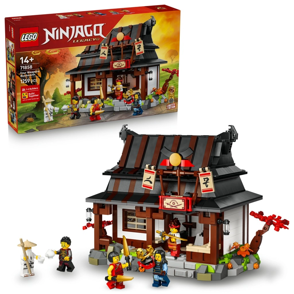 LEGO NINJAGO Kováčska dielňa Štyri zbrane – výročná edícia 15 rokov