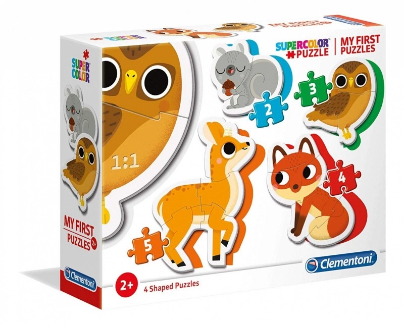 E-shop Clementoni Moje první Lesní zvířátka 4v1 2,3,4,5 dielov