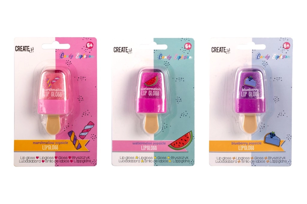E-shop Prívesok na kľúče Lesk na pery Candy nanuk