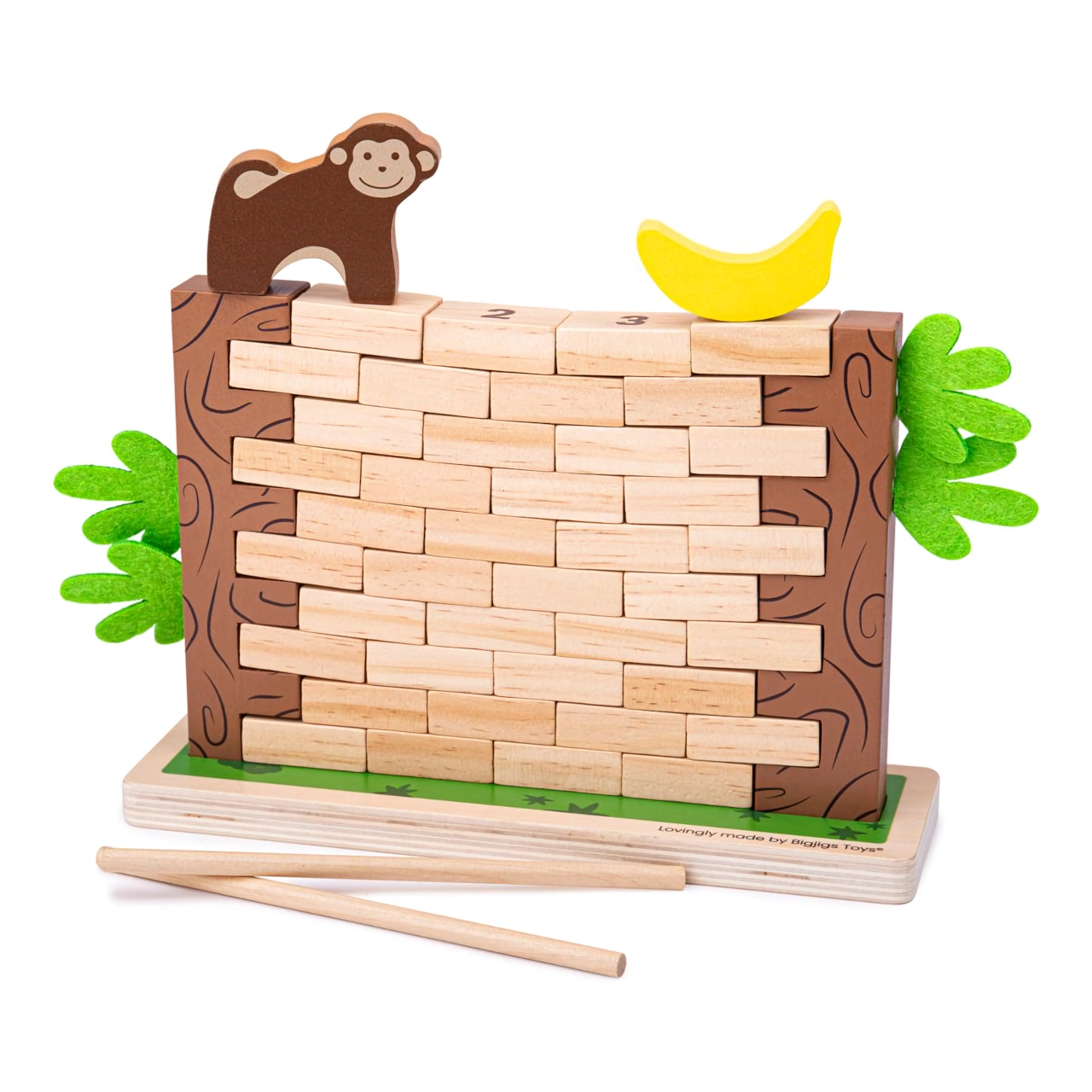 E-shop Bigjigs Toys Motorická balančná hra Rútiaca sa džungľa