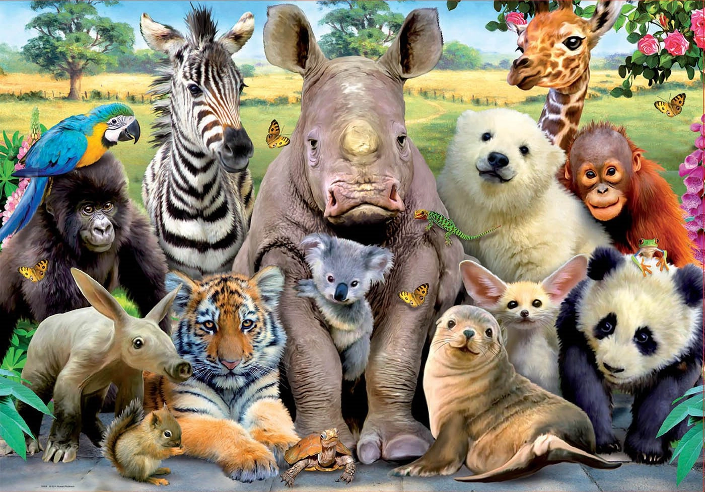 E-shop Educa 15908 cardboard Zvieratká It's a Class Photo 300 dielov
