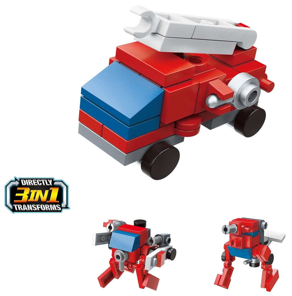 E-shop Qman Trans Collector 3v1 2104-5 Hasičské auto s rebríkom 3v1