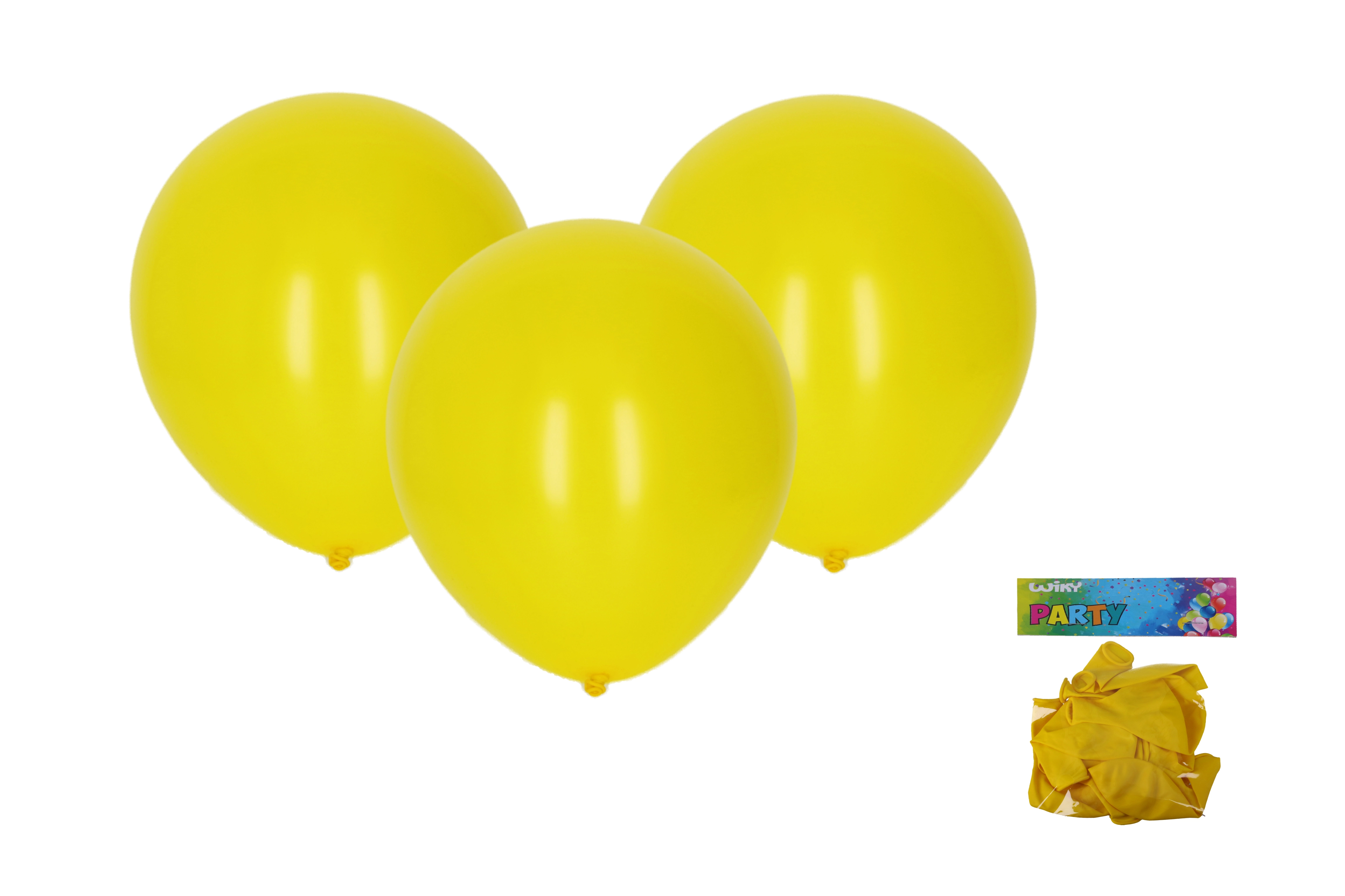 E-shop Wiky Balónik nafukovací 30cm sada žltý