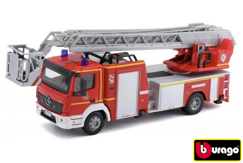 E-shop Bburago Emergency Mercedes Benz Atego Magirus DLK 23/12 1:50
