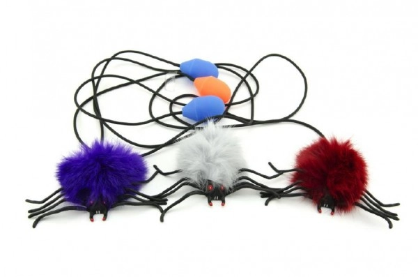 E-shop Teddies Pavouk skákající 7 cm Šedá