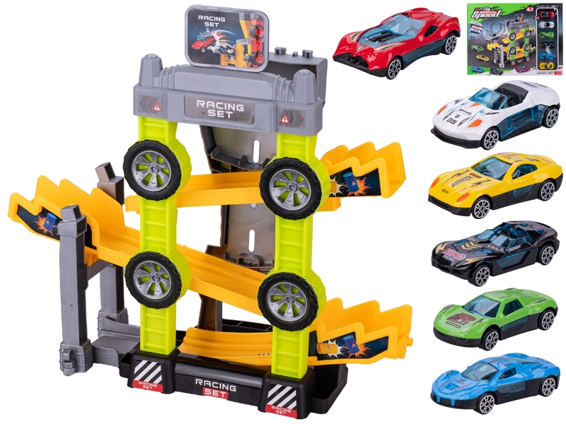 Mikro trading Závodní dráha 4v1 s auty na volný chod