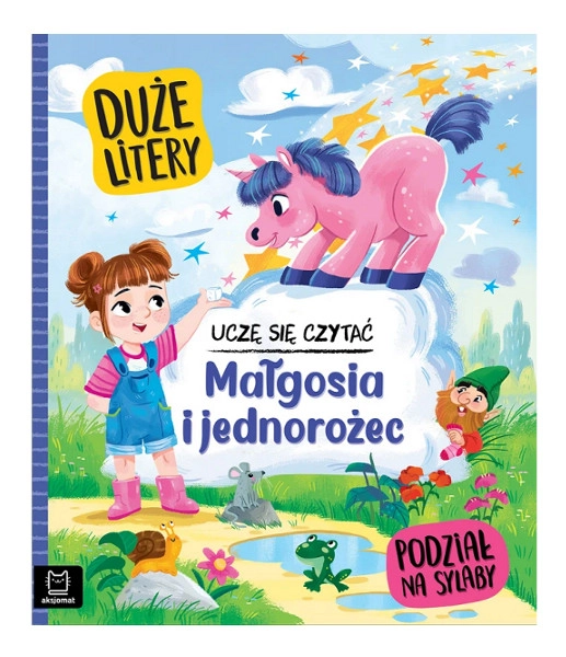 E-shop Učím sa čítať: Veľké písmená a delenie na slabiky – Małgosia a jednorožec