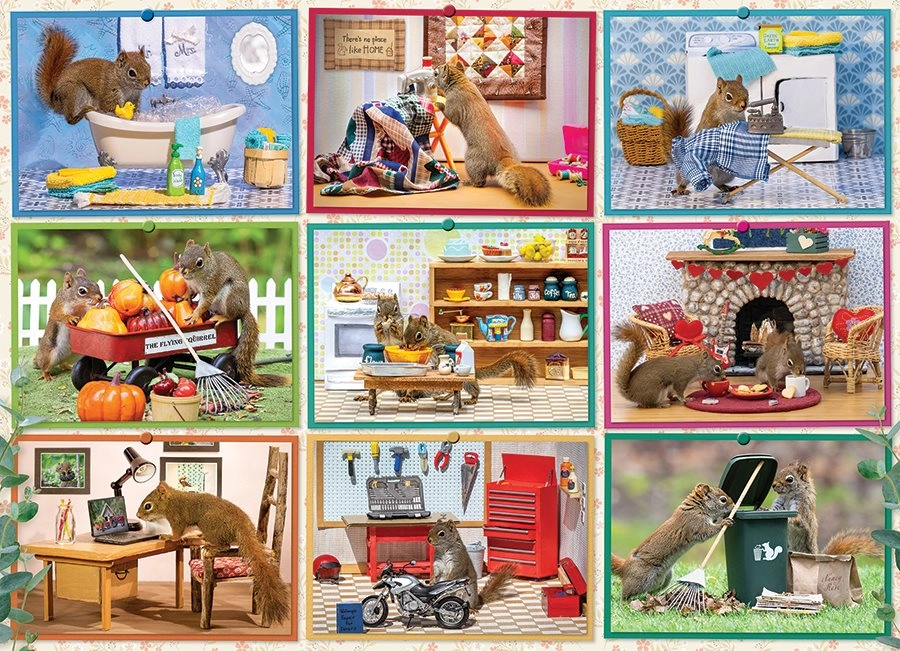 E-shop Puzzle Veveričky Doma COBBLE HILL 1000 Dielikov