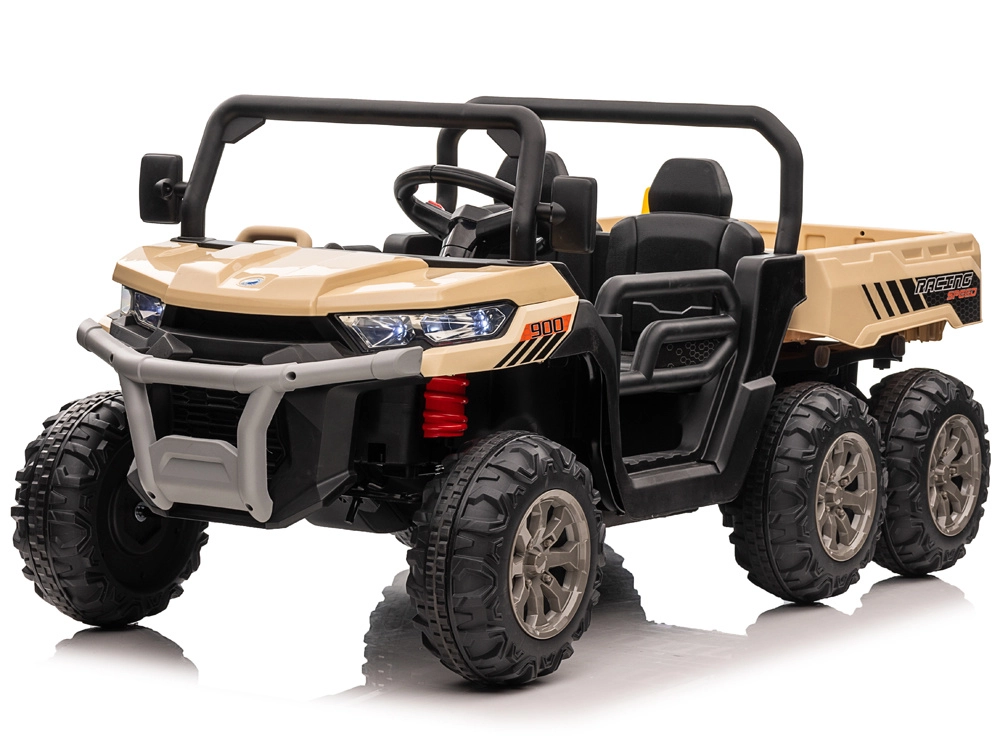 Elektrické autíčko Farmer Truck Speed 900 – Béžová