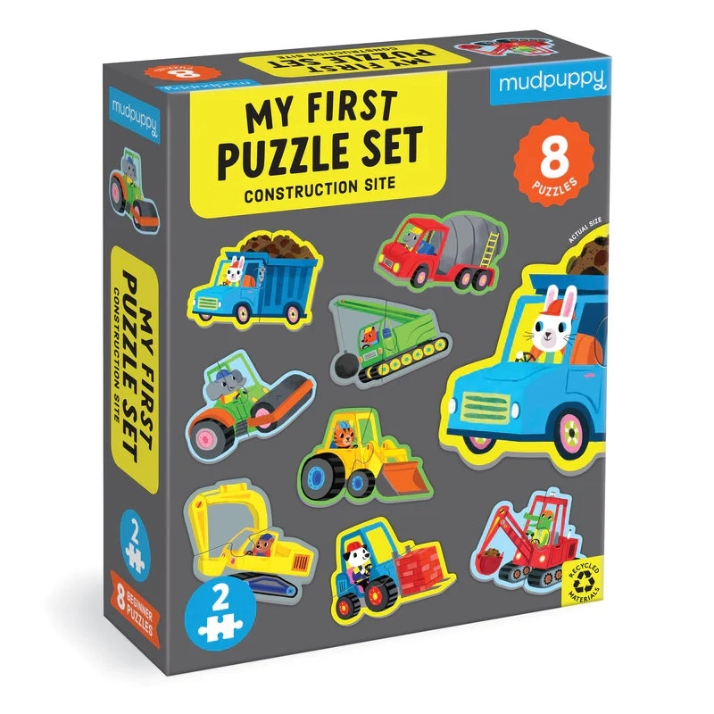 E-shop Mudpuppy moje prvé puzzle – stavenisko