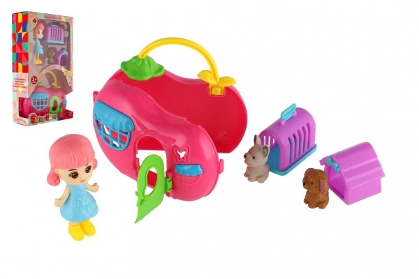 E-shop Teddies s domčekom s miláčikmi 2ks