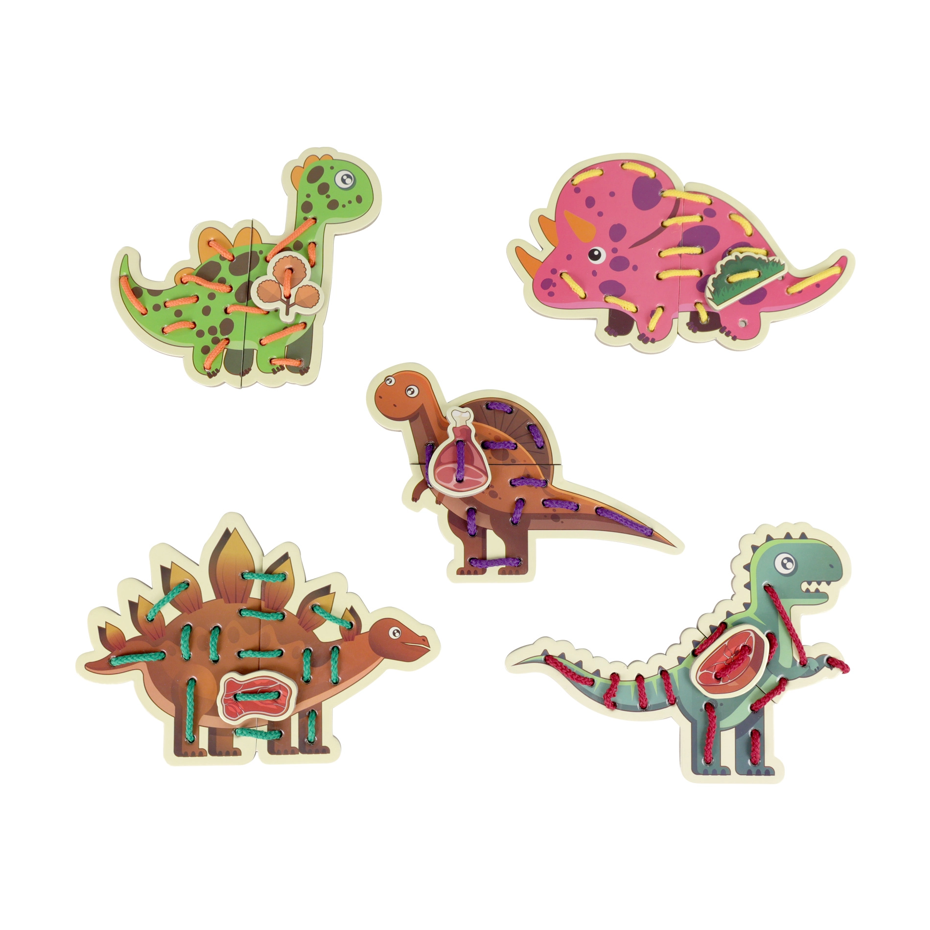 E-shop Drevená prevliekacia hra dinosauri