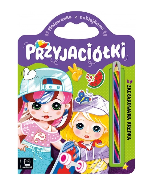 E-shop Priateľky Kúzelná pastelka – omaľovánka so samolepkami