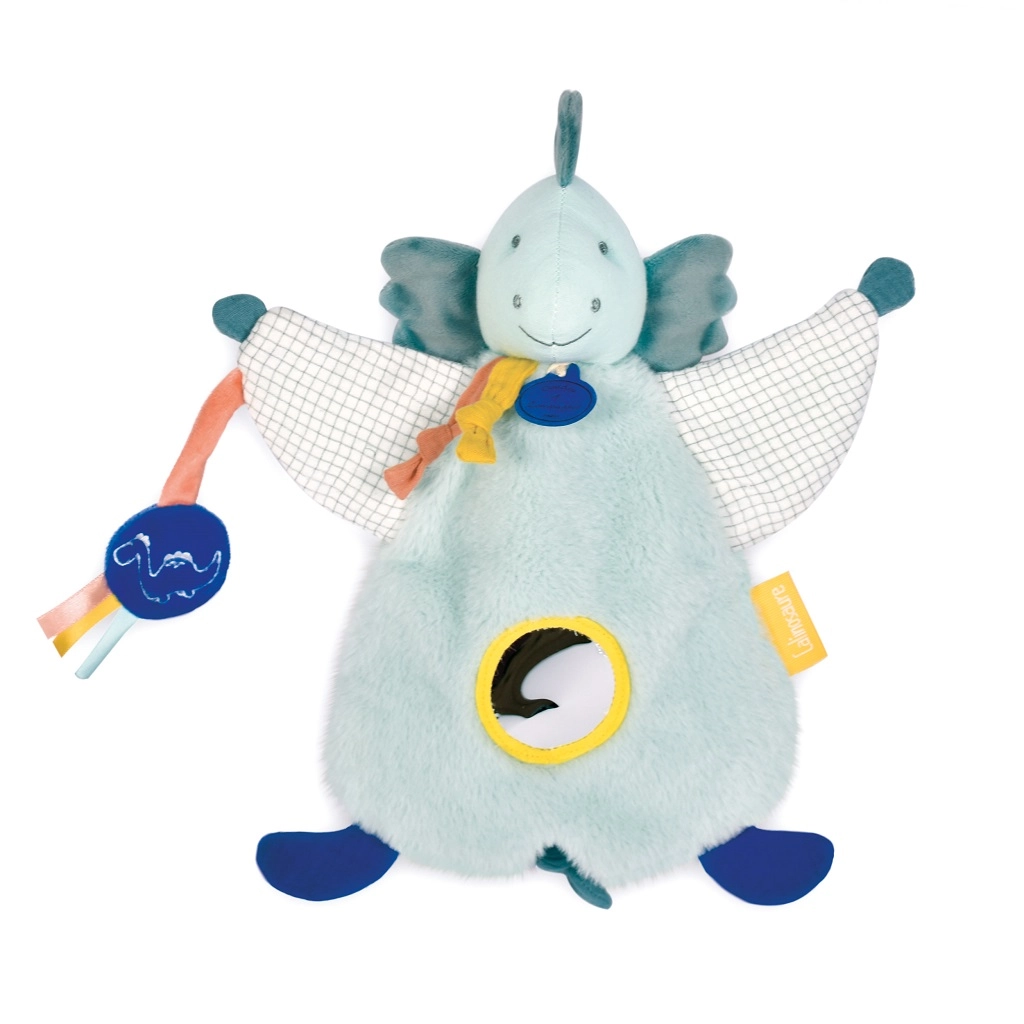 E-shop Doudou et Compagnie Paris Doudou Plyšový maňásek dinosaurus 25 cm