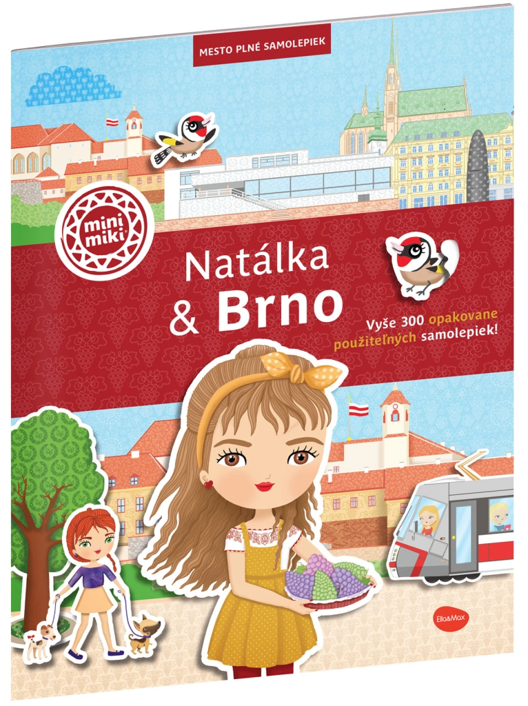 E-shop Natálka a Brno: Mesto plné samolepiek – samolepková knižka