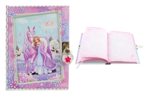 Zápisník s jednorožcom na zámok