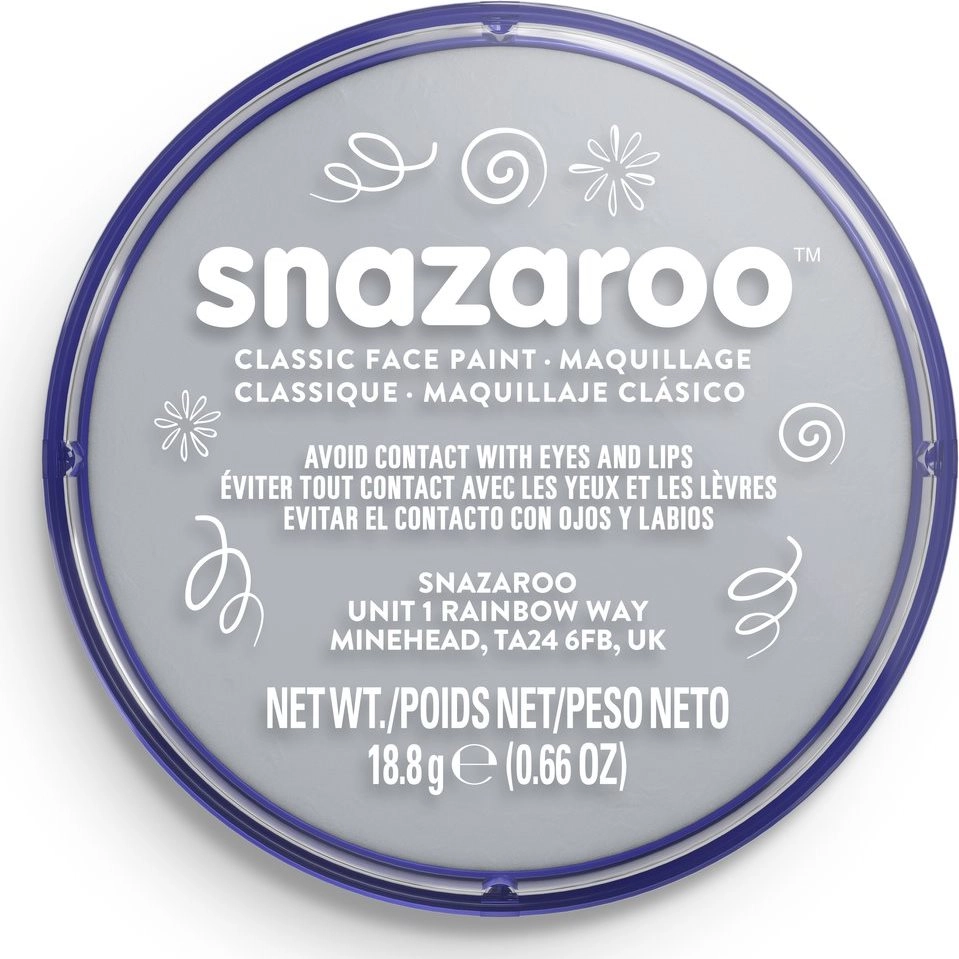E-shop Snazaroo Farba na tvár Svetlosivá 18 ml