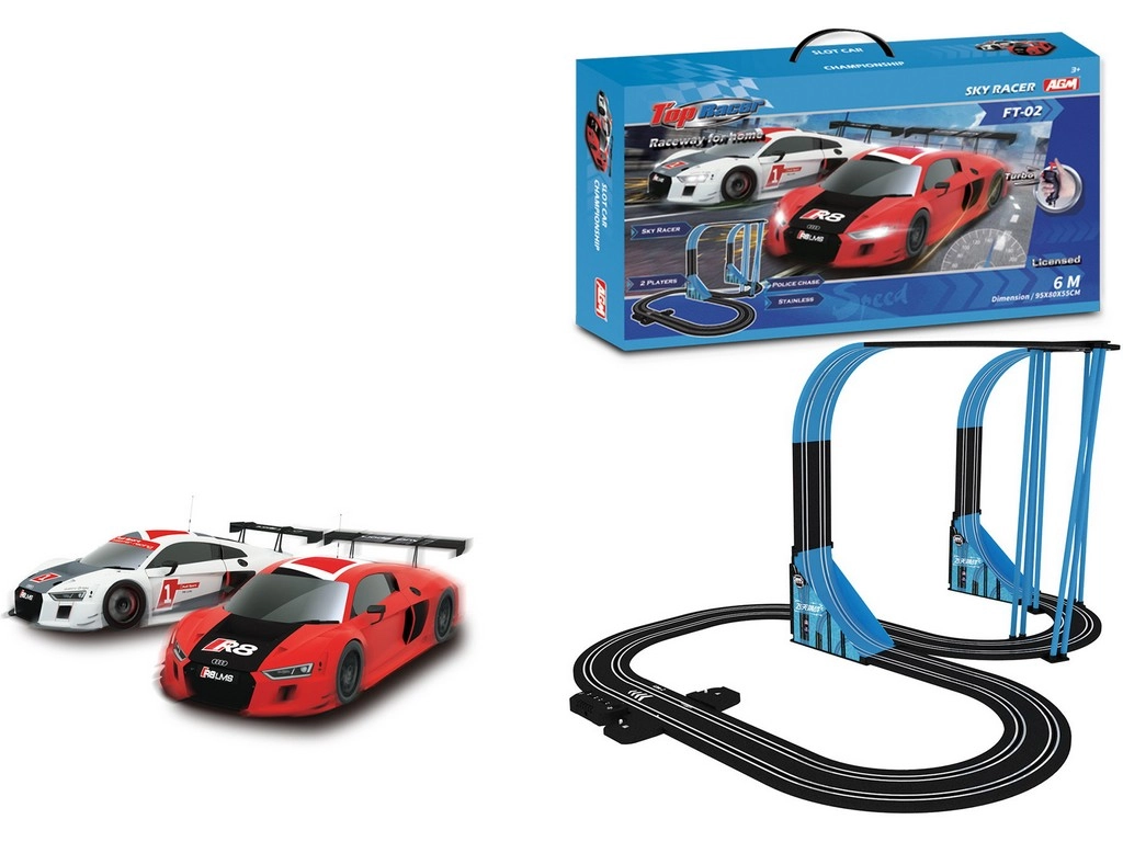 Autodráha s loopmi 600 cm
