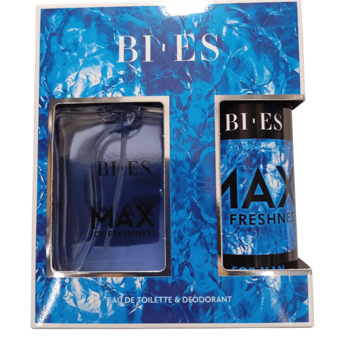 Bi-Es Max Ice Freshness EDT 100 ml + deospray 150 ml darčeková sada