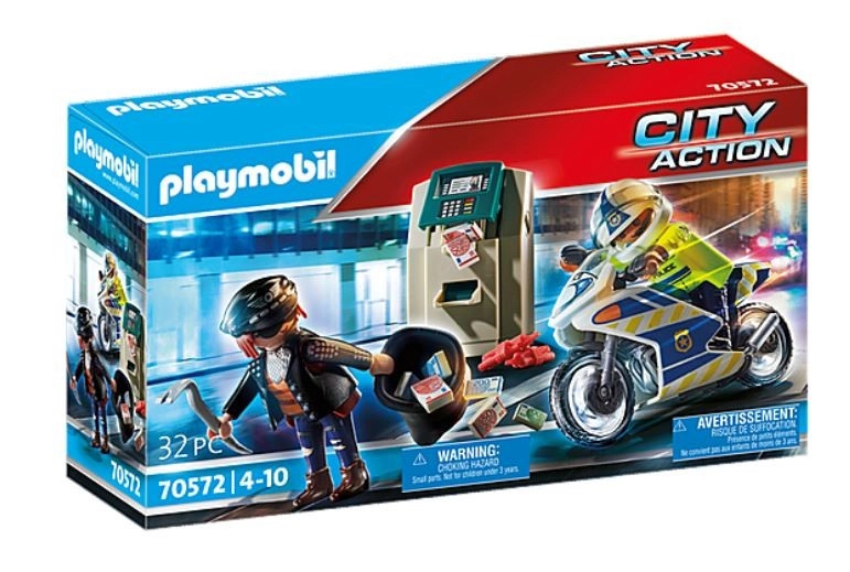 E-shop Playmobil 70572 Policejní motorka: Pronásledování lupiče