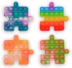 Pop It hra puzzle dúhové