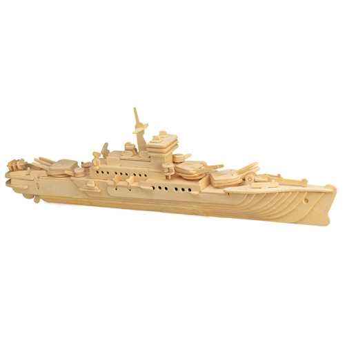 E-shop Woodcraft drevené 3D puzzle loď – krížnik