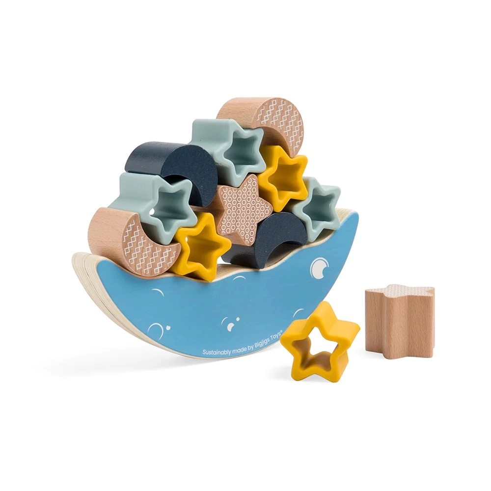 E-shop Bigjigs Toys motorická hra balancující měsíc