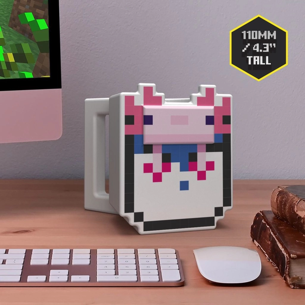 E-shop Paladone Hrnek Minecraft Axolotl 3D 400 ml