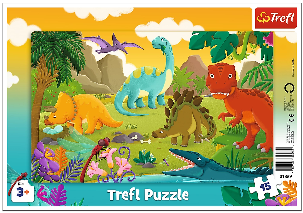E-shop Trefl Dinosauři 15 dielov