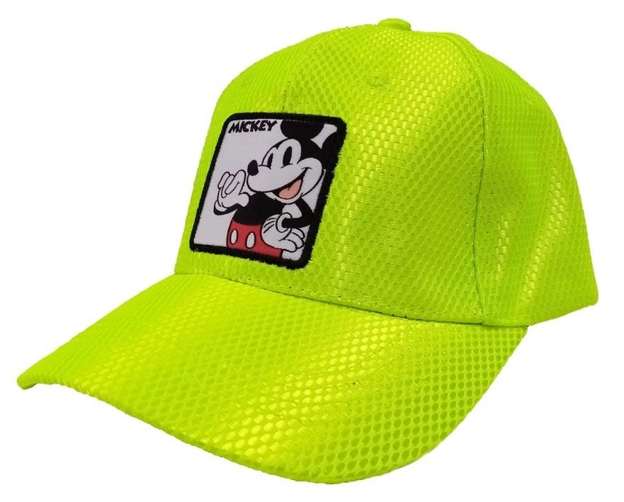 Detská zelená šiltovka Mickey Mouse