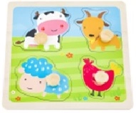 E-shop Babu drevené puzzle farma pre deti