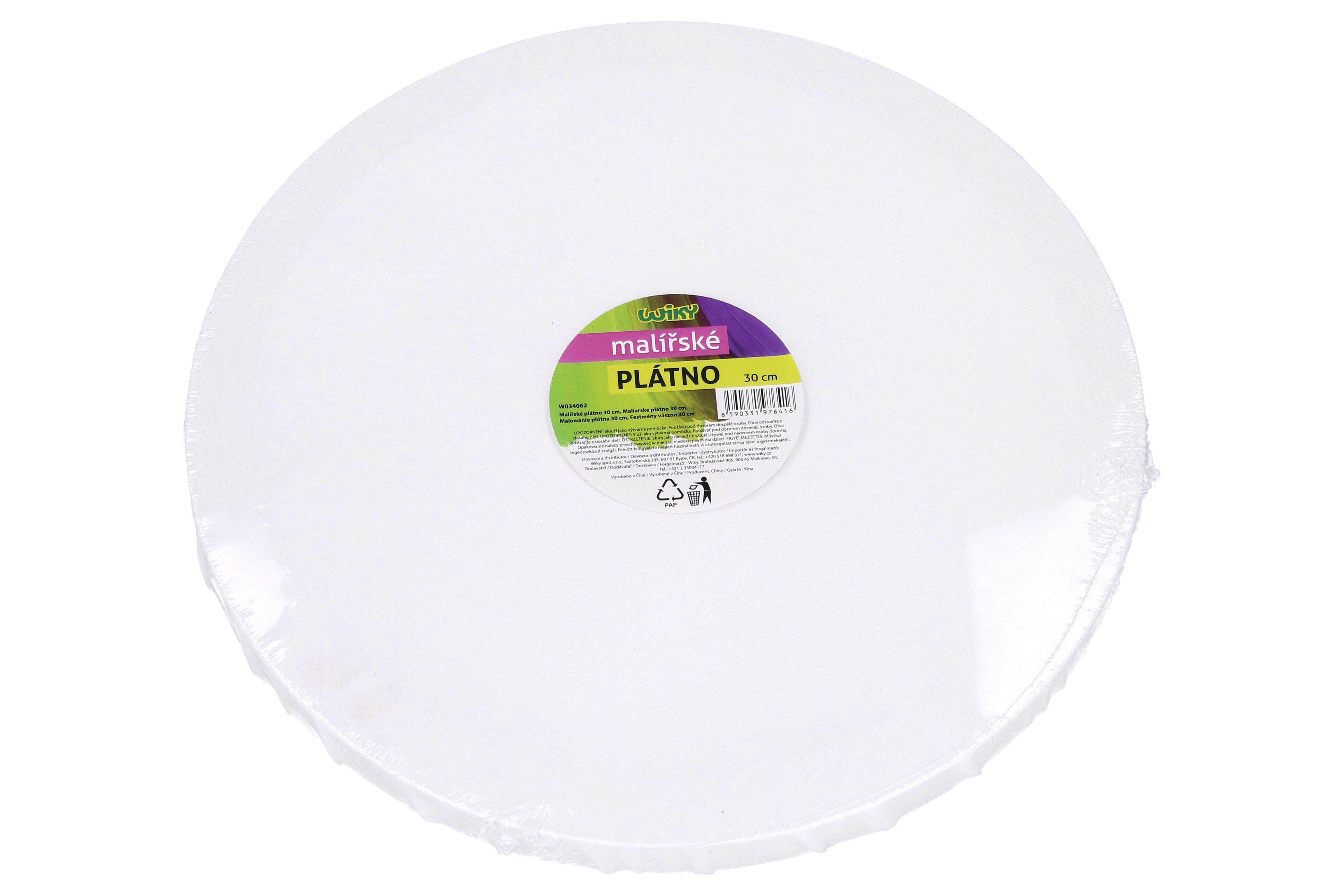 Wiky plátno maliarské priemer 30cm