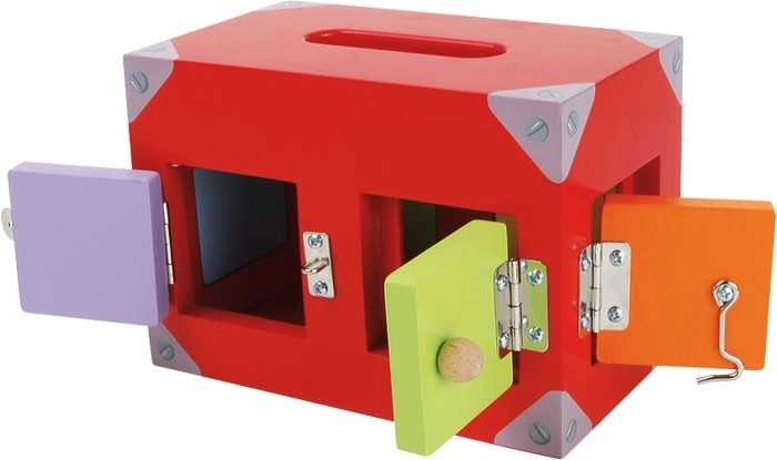 E-shop Small Foot Motorický box so zámkami