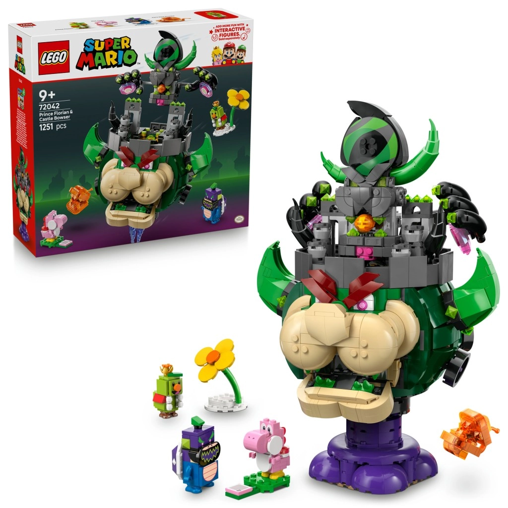 lego super mario princ florian a bowserov hrad