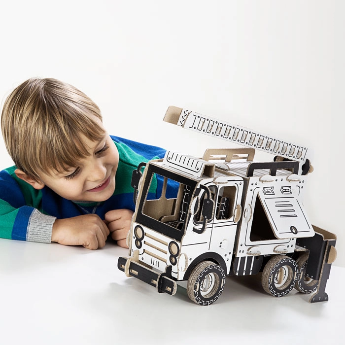E-shop TO DO Kartónová 3D skladačka Hasičské auto cisterna
