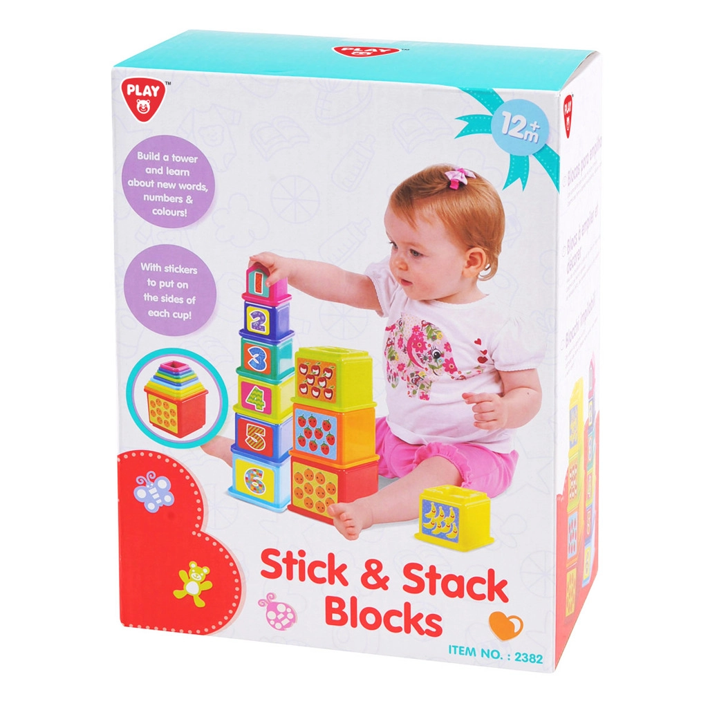E-shop Skladacie kocky PLAYGO pre deti od 12 mesiacov