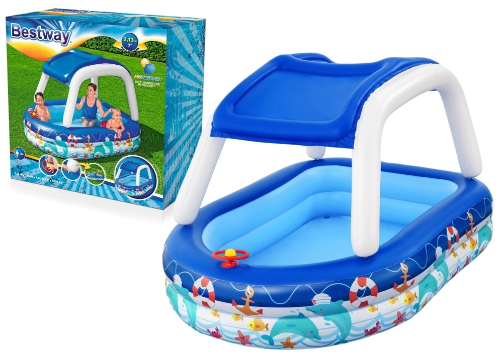 E-shop Bestway 54370 Sea Captain 213x155x132cm