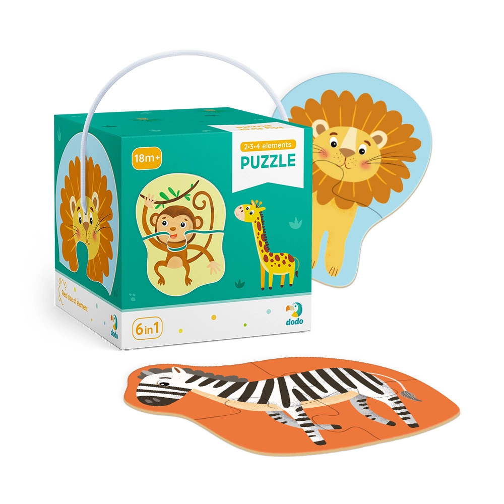Dodo puzzle 2–4 dieliky zvieratá