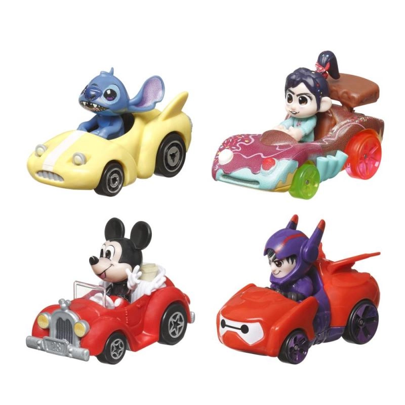 E-shop Sada 4 vozidiel Hot Wheels RacerVerse 1:64