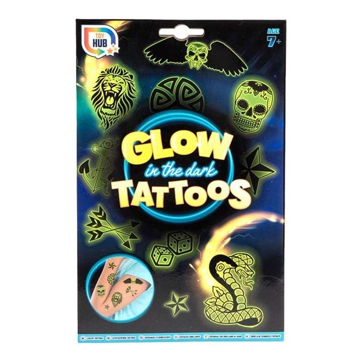 E-shop Tetovanie svietiace v tme – sada 2 hárkov