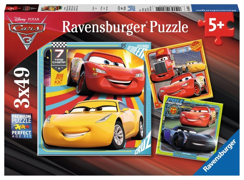 E-shop Ravensburger Disney Auta 3 motivy 49 dielov