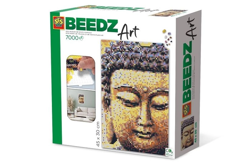 SES Creative Beedz Art zažehľovacie korálky Buddha (7000 ks)