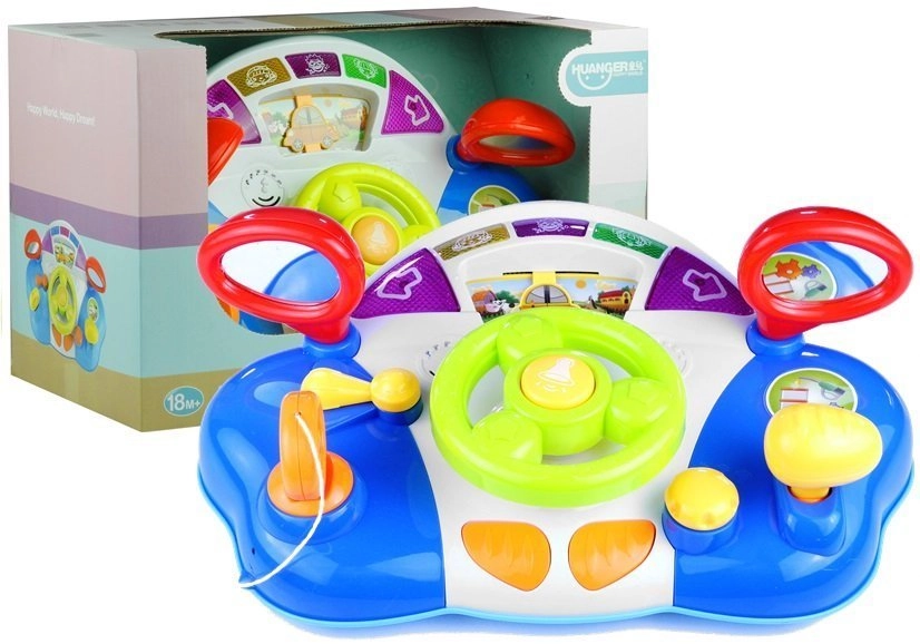 E-shop Lean Toys Interaktívny volant pre deti so zvukom